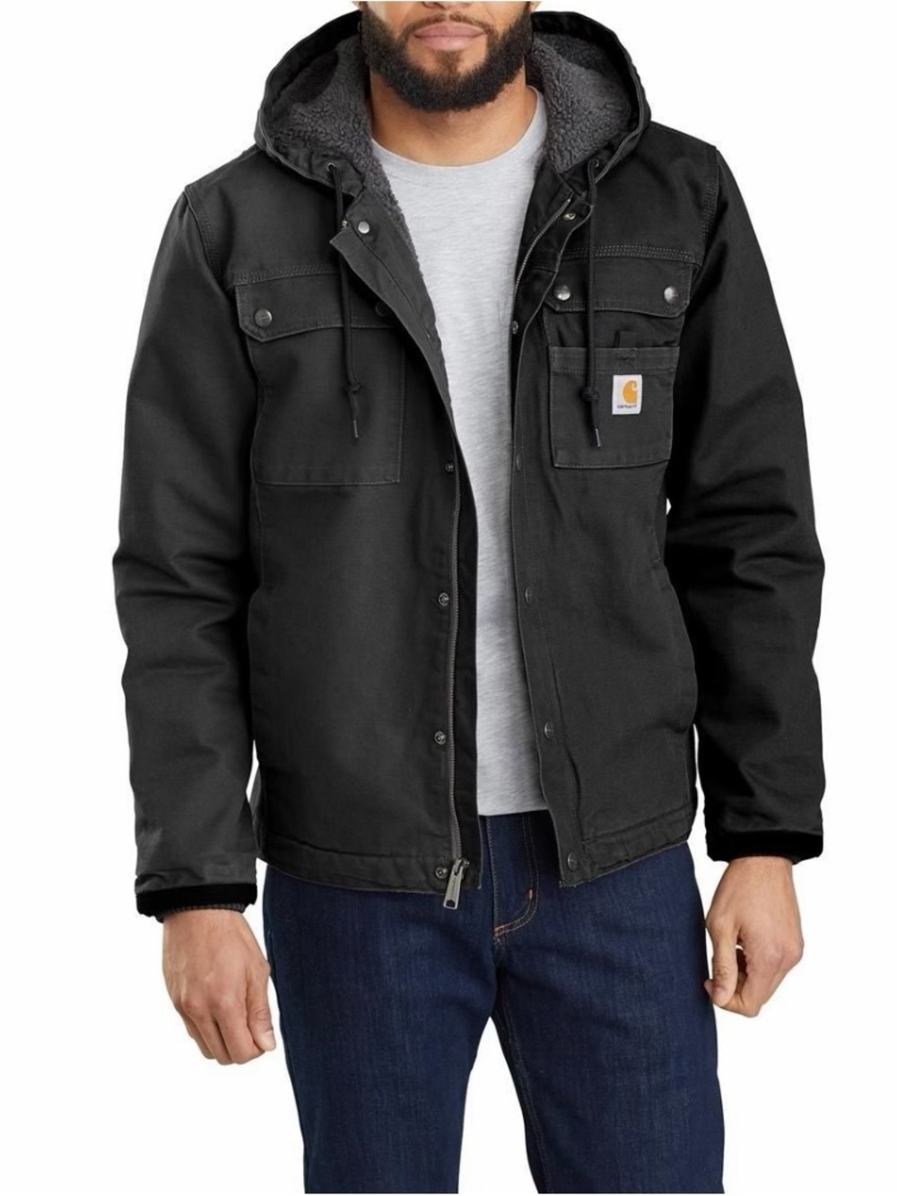 Carhartt Washed Duck Sherpa-Lined Utility Jacket